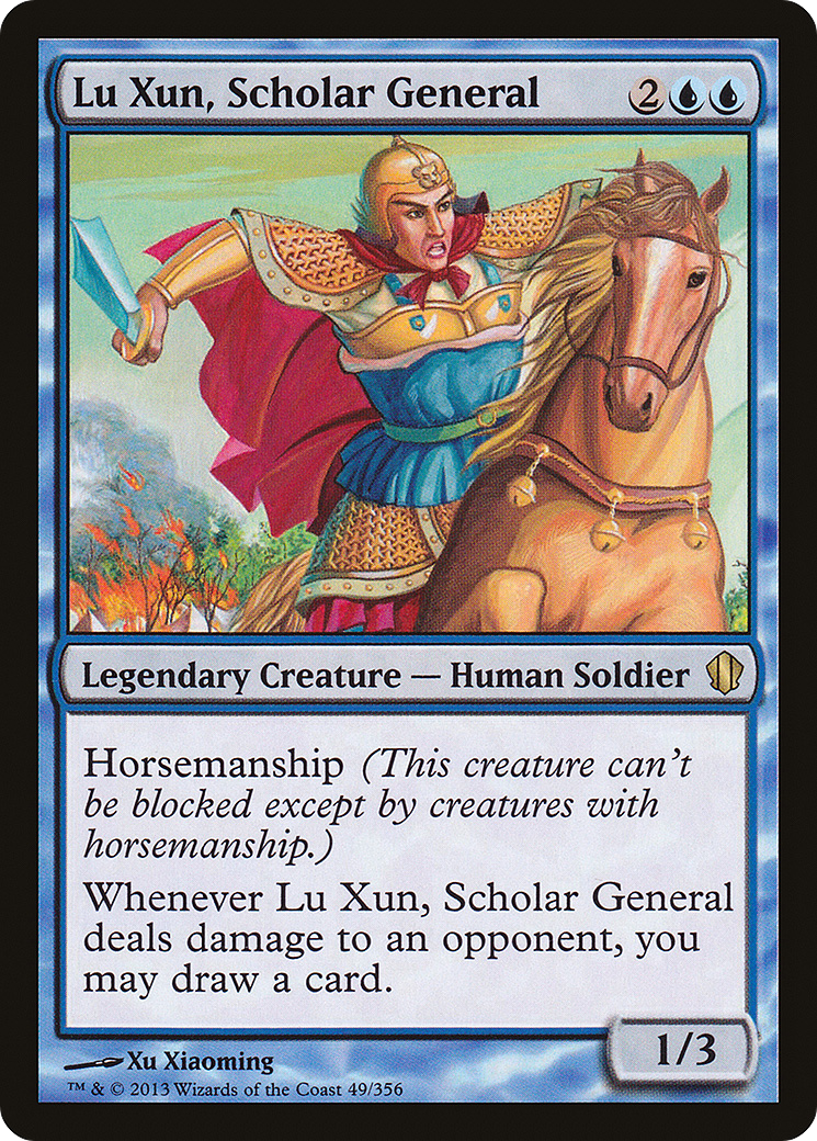 Lu Xun, Scholar General (C13-049) [Commander 2013]