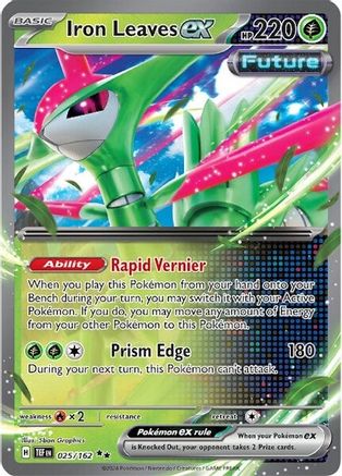 Iron Leaves ex - 025/162 25 - [SV05 Temporal Forces] Holofoil