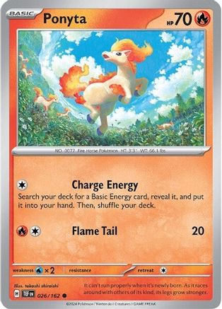 Ponyta 26 - [SV05 Temporal Forces] Reverse Holofoil