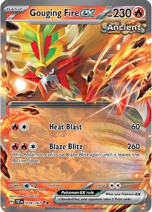 Gouging Fire ex - 038/162 38 - [SV05 Temporal Forces] Holofoil