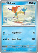Keldeo 44 - [SV05 Temporal Forces] Reverse Holofoil