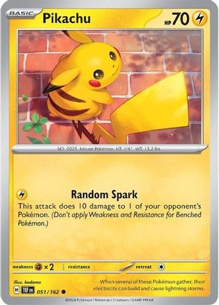 Pikachu 51 - [SV05 Temporal Forces] Reverse Holofoil