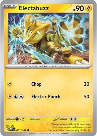 Electabuzz 53 - [SV05 Temporal Forces] Reverse Holofoil