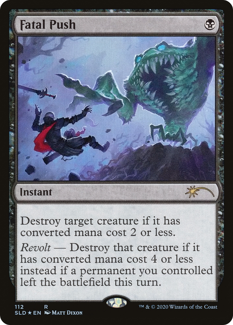 Fatal Push (SLD-112) [Secret Lair Drop] Foil