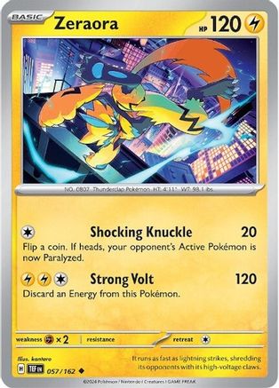 Zeraora 57 - [SV05 Temporal Forces]
