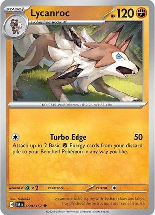 Lycanroc 90 - [SV05 Temporal Forces] Reverse Holofoil
