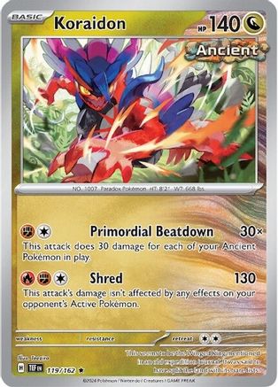 Koraidon 119 - [SV05 Temporal Forces] Holofoil