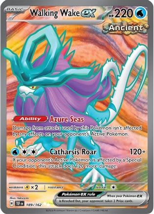 Walking Wake ex - 189/162 189 - [SV05 Temporal Forces] Holofoil