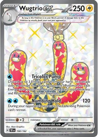 Wugtrio ex - 190/162 190 - [SV05 Temporal Forces] Holofoil