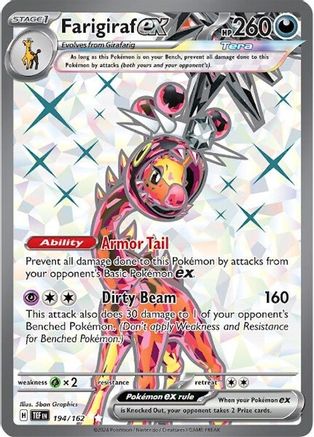 Farigiraf ex - 194/162 194 - [SV05 Temporal Forces] Holofoil