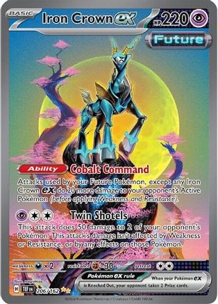 Iron Crown ex - 206/162 206 - [SV05 Temporal Forces] Holofoil