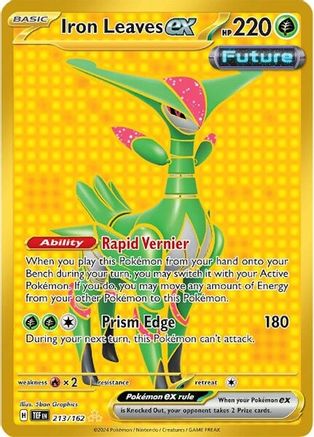 Iron Leaves ex - 213/162 213 - [SV05 Temporal Forces] Holofoil