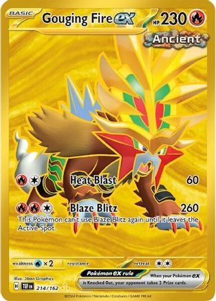 Gouging Fire ex - 214/162 214 - [SV05 Temporal Forces] Holofoil
