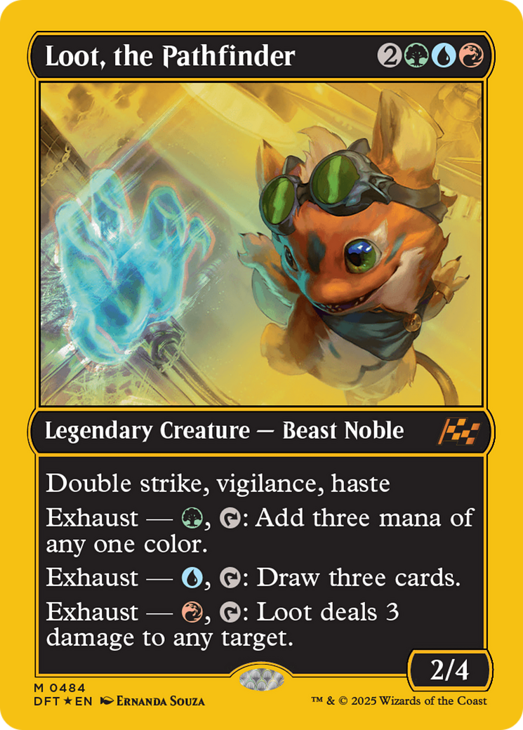 Loot, the Pathfinder (DFT-484) [Aetherdrift] Foil