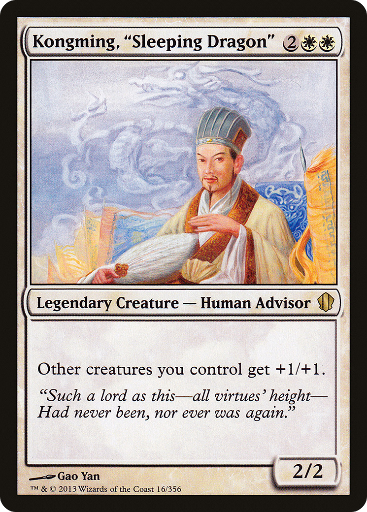 Kongming, "Sleeping Dragon" (C13-016) [Commander 2013]