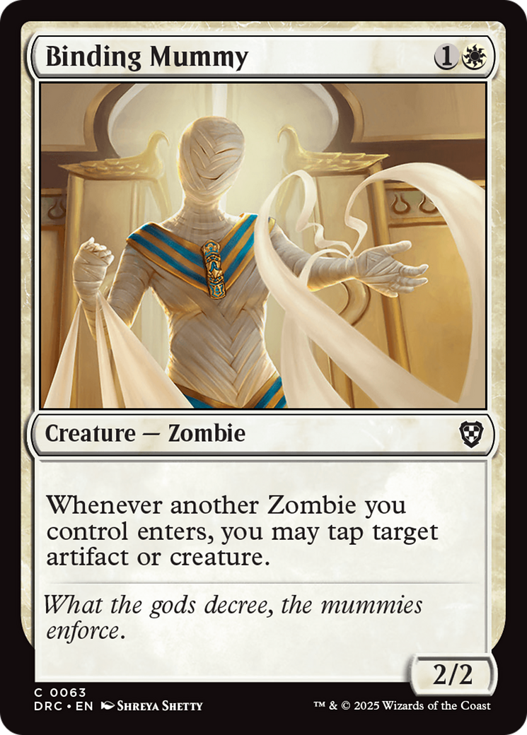 Binding Mummy (DRC-063) [Commander: Aetherdrift]