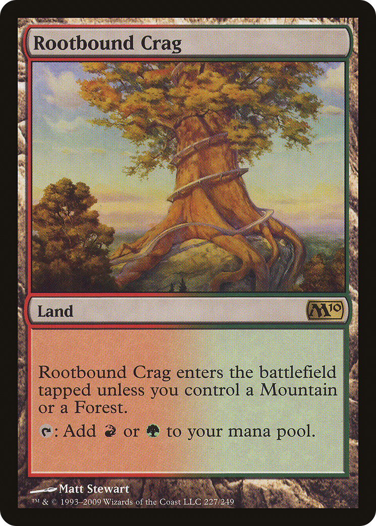 Rootbound Crag (M10-227) [Magic 2010]