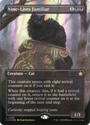 Nine-Lives Familiar (FDN-385) [Foundations] (Borderless) Foil