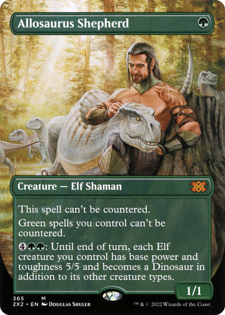 Allosaurus Shepherd (Borderless) (2X2-365) [Double Masters 2022]