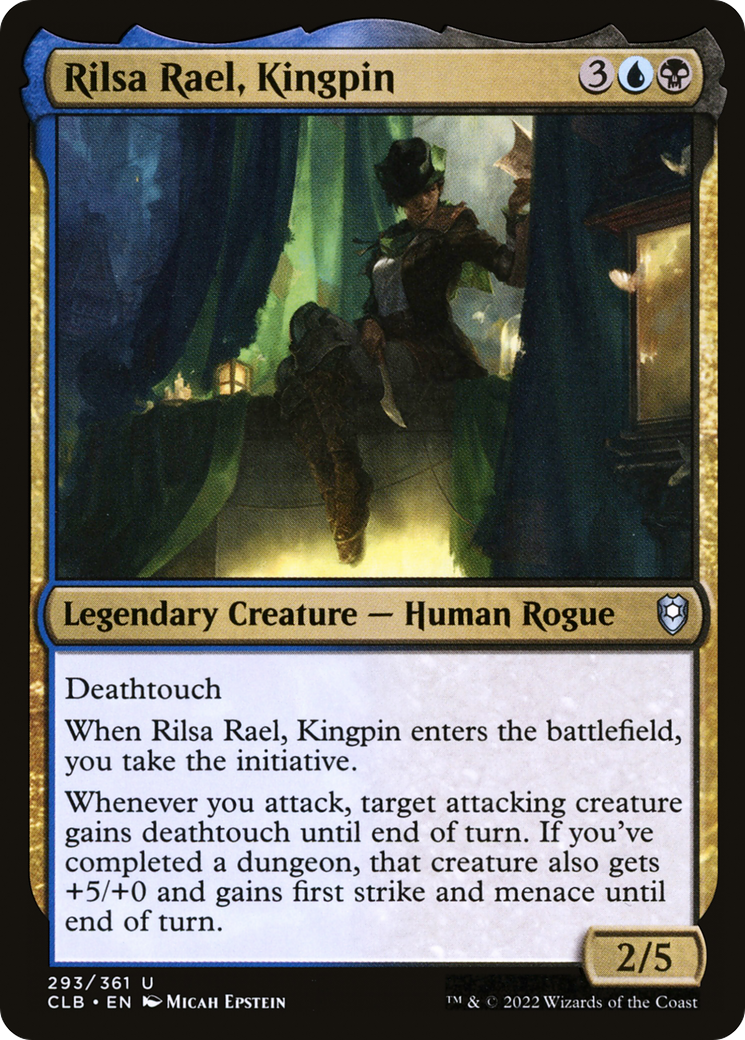 Rilsa Rael, Kingpin (CLB-293) [Commander Legends: Battle for Baldur's Gate] Foil