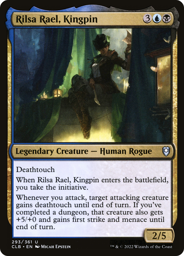 Rilsa Rael, Kingpin (CLB-293) [Commander Legends: Battle for Baldur's Gate]