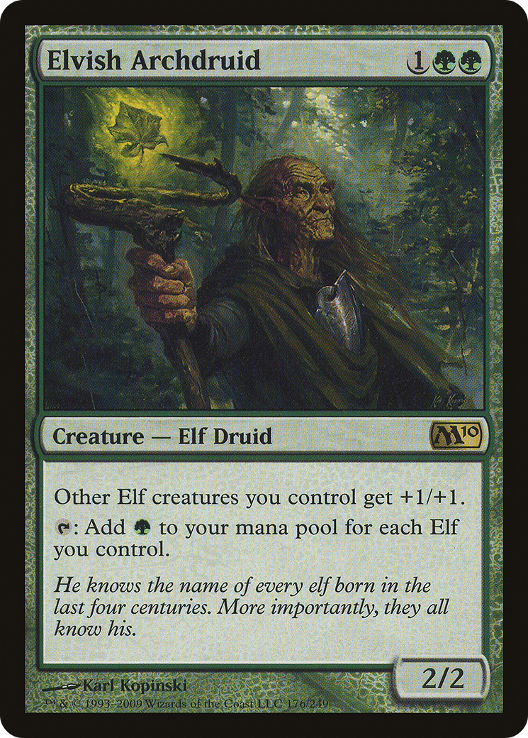 Elvish Archdruid (M10-176) [Magic 2010]