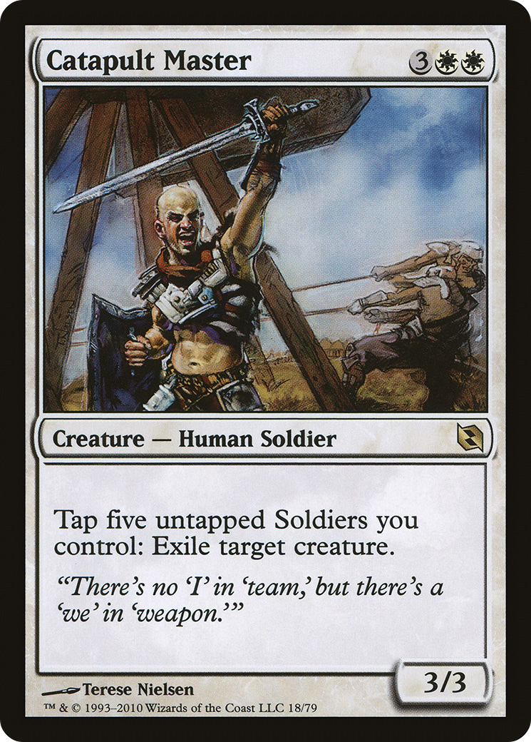 Catapult Master (DDF-018) [Duel Decks: Elspeth vs. Tezzeret]