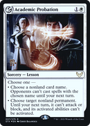 Academic Probation (PRE-07S) [Strixhaven: School of Mages Promos] Foil