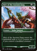 Heir of the Ancient Fang (Showcase) (NEO-325) [Kamigawa: Neon Dynasty] Foil