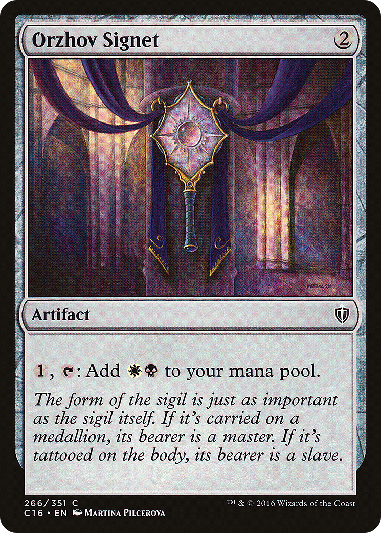 Orzhov Signet (C16-266) [Commander 2016]