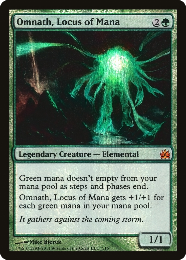 Omnath, Locus of Mana (V11-007) [From the Vault: Legends] Foil