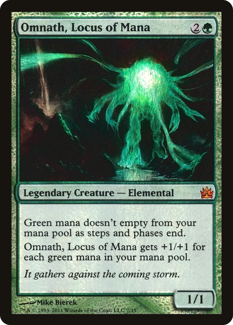 Omnath, Locus of Mana (V11-007) [From the Vault: Legends] Foil