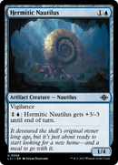 Hermitic Nautilus (LCI-058) [The Lost Caverns of Ixalan] Foil