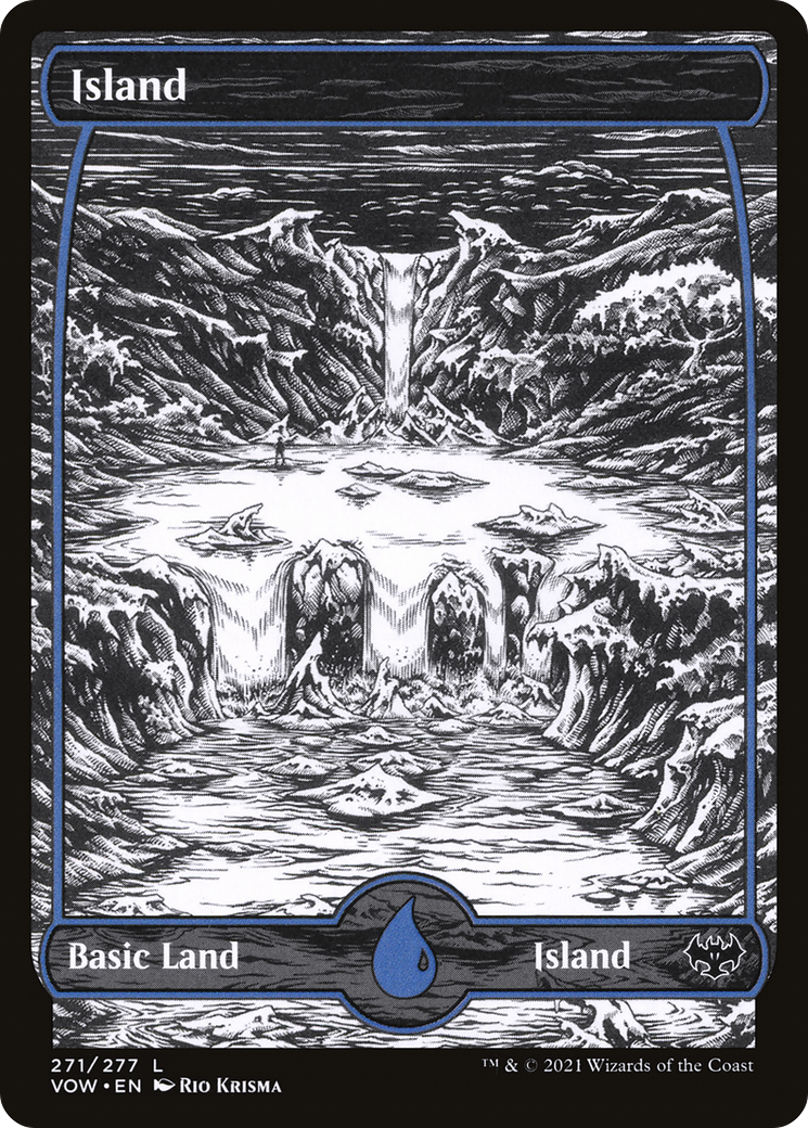 Island (VOW-271) (Showcase) [Innistrad: Crimson Vow]