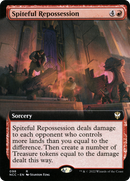 Spiteful Repossession (NCC-098) [New Capenna Commander]: (Extended Art) Foil