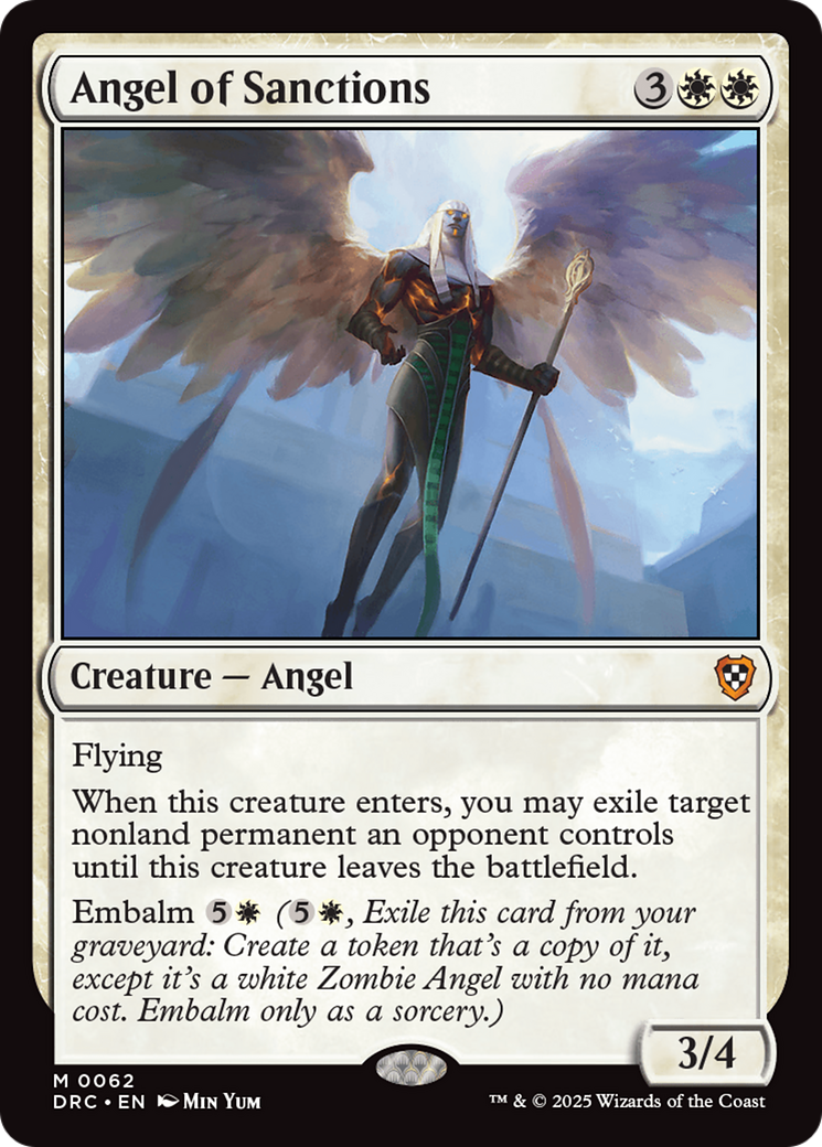 Angel of Sanctions (DRC-062) [Commander: Aetherdrift]