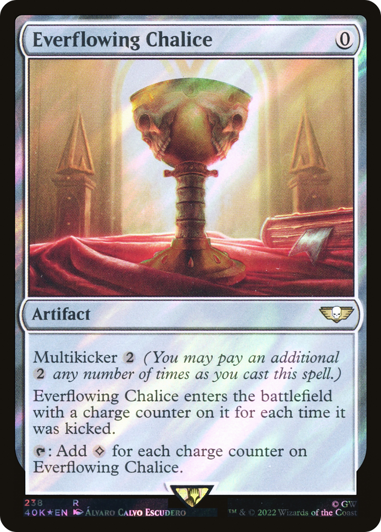 Everflowing Chalice (Surge Foil) (40K-238) [Warhammer 40,000 Commander] Foil