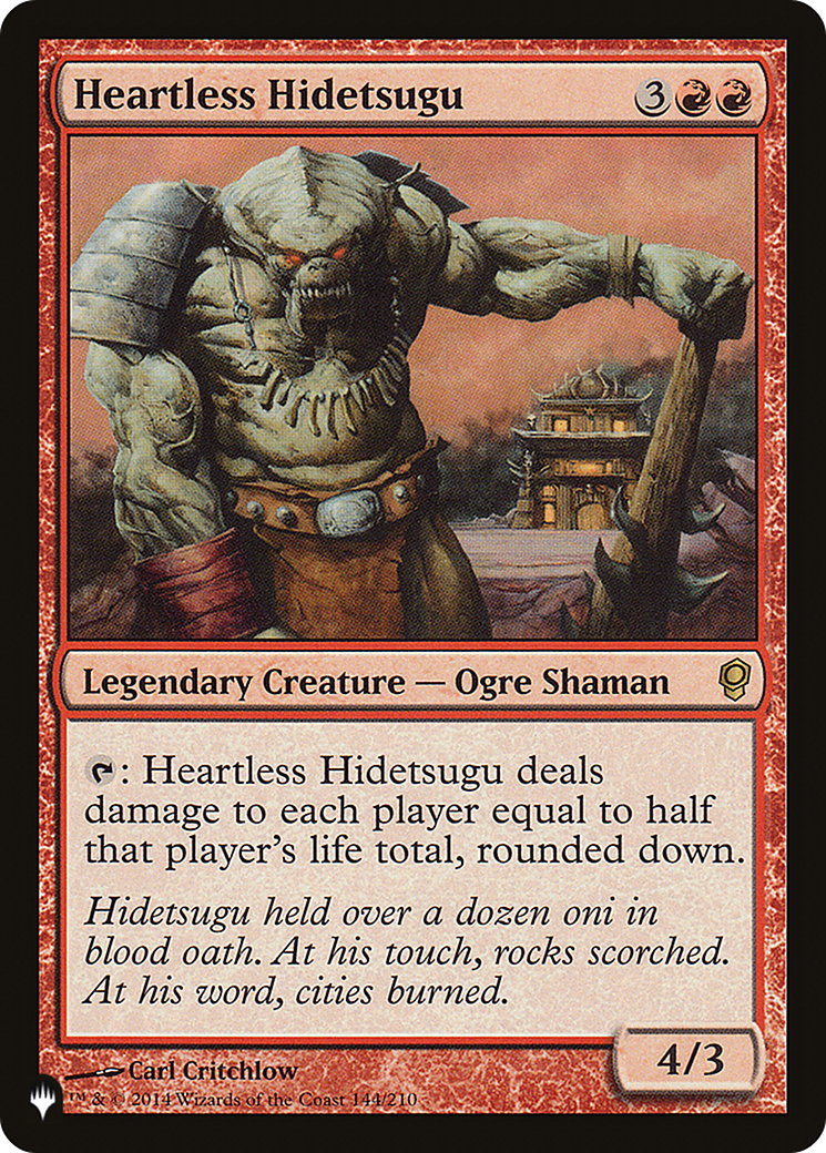 Heartless Hidetsugu (LIST-CNS-144) [The List]