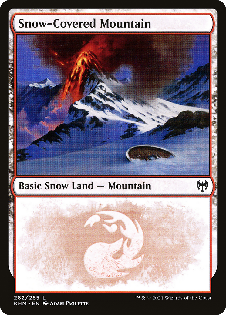 Snow-Covered Mountain (KHM-282) [Kaldheim]: (snow)