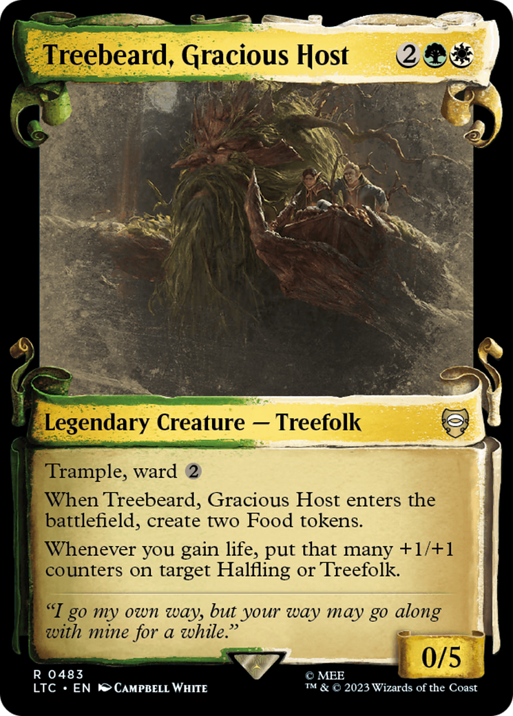 Treebeard, Gracious Host (LTC-483) [Tales of Middle-earth Commander]: (Showcase)
