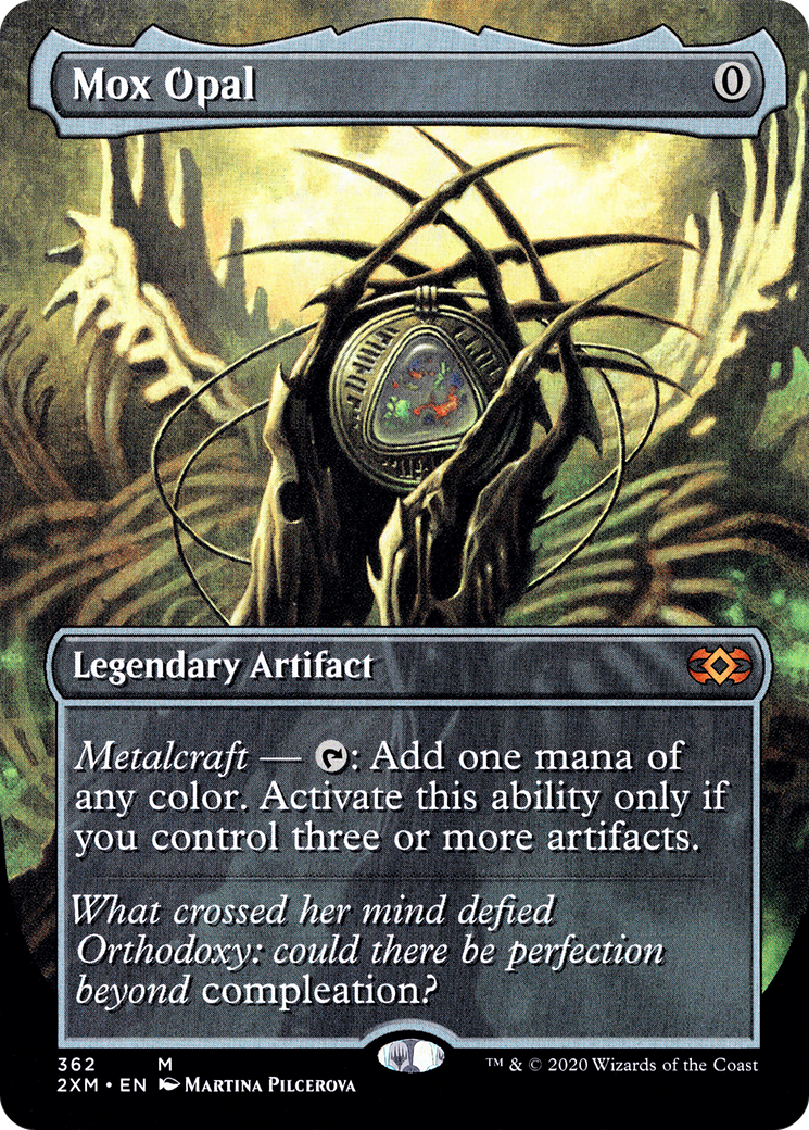 Mox Opal (Borderless) (2XM-362) (Borderless) [Double Masters] Foil