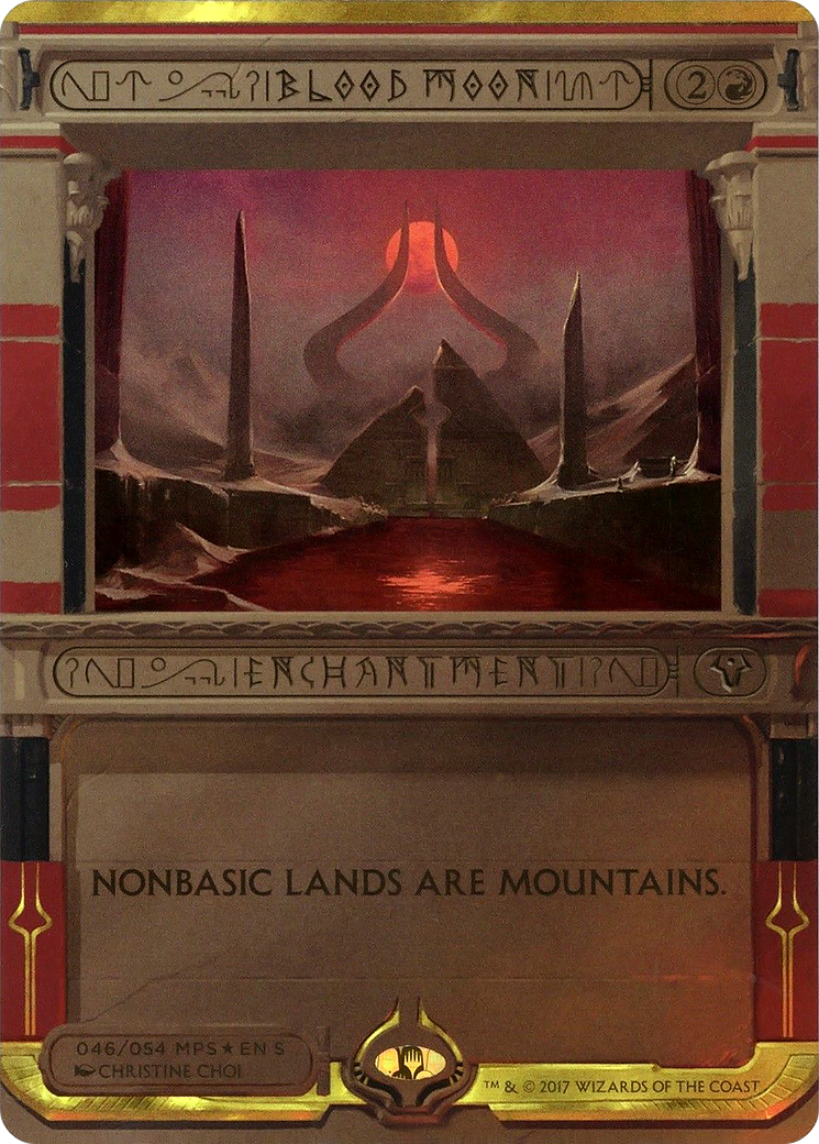 Blood Moon (MPS2-046) [Amonkhet Invocations] (Borderless) Foil