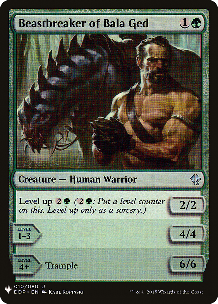 Beastbreaker of Bala Ged (LIST-DDP-10) [The List]