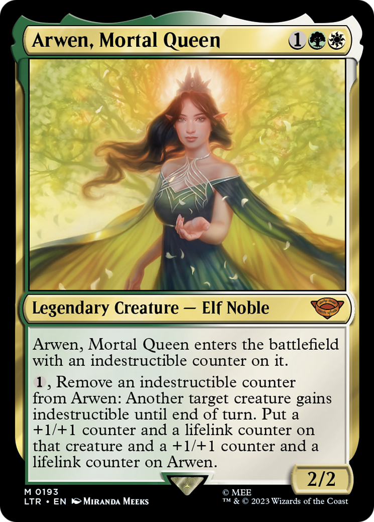 Arwen, Mortal Queen (LTR-193) [The Lord of the Rings: Tales of Middle-earth]