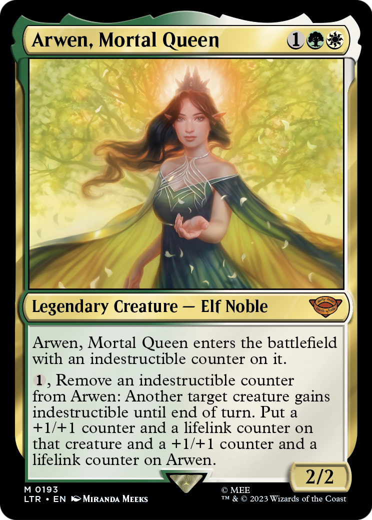Arwen, Mortal Queen (LTR-193) [The Lord of the Rings: Tales of Middle-earth] Foil