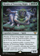 Myojin of Towering Might (NEC-038) [Neon Dynasty Commander]
