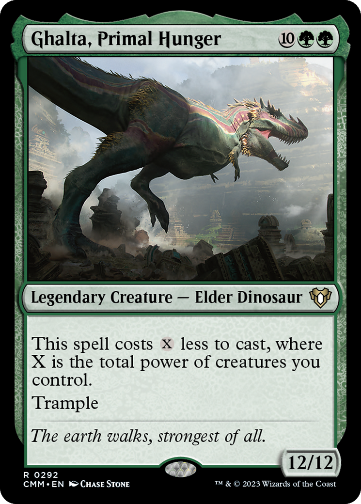 Ghalta, Primal Hunger (CMM-292) [Commander Masters]