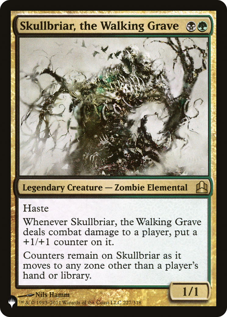 Skullbriar, the Walking Grave (LIST-CMD-227) [The List]