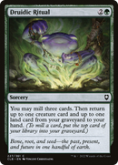 Druidic Ritual (CLB-227) [Commander Legends: Battle for Baldur's Gate] Foil