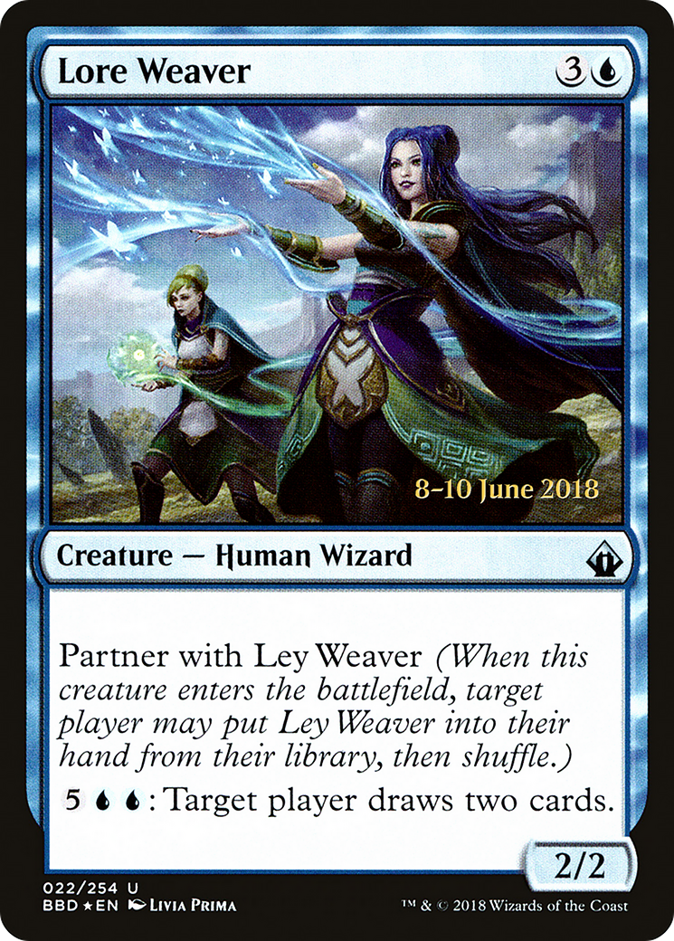 Lore Weaver (LARP-22S) [Battlebond Promos] Foil